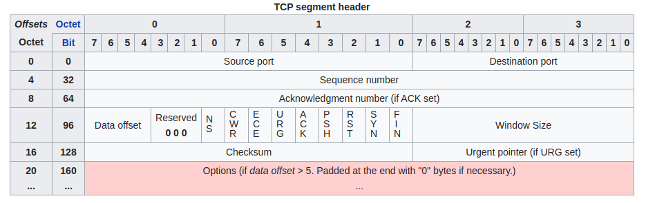 tcphdr